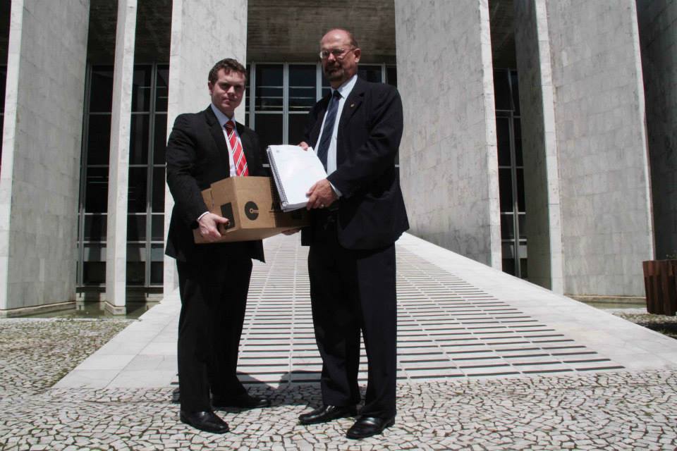 Tribunal de Contas do Estado recebe relatório final da CPI - Bruno Pessuti